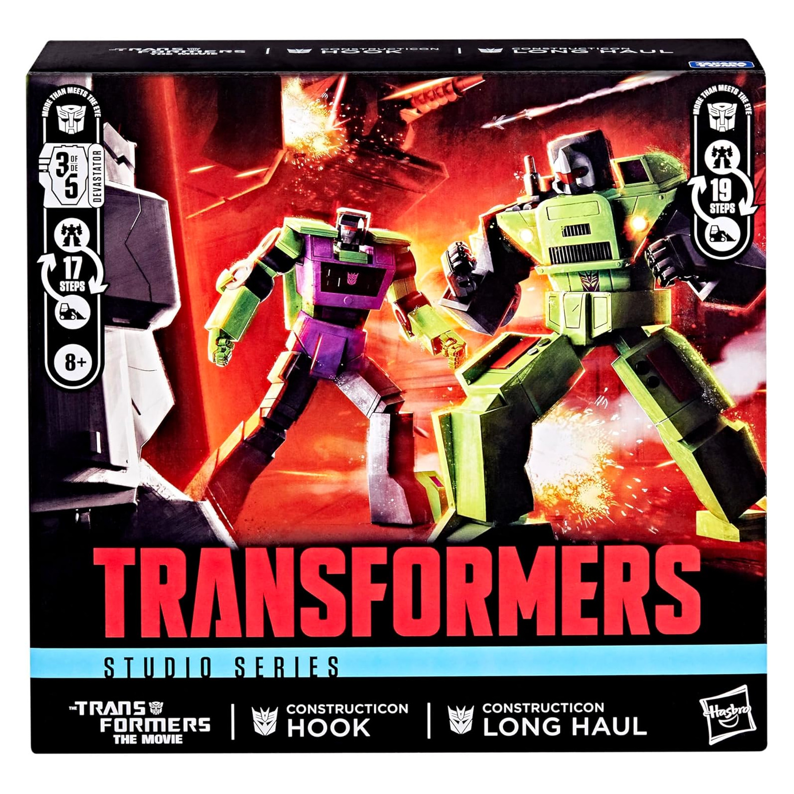 Transformers Studio Series Constructicon Hook & Long Haul – Commander Class