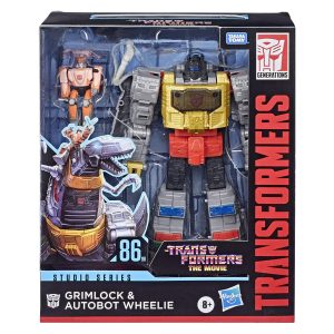 Transformers Studio Series 86-06 Dinobot Grimlock & Autobot Wheelie – Leader Class