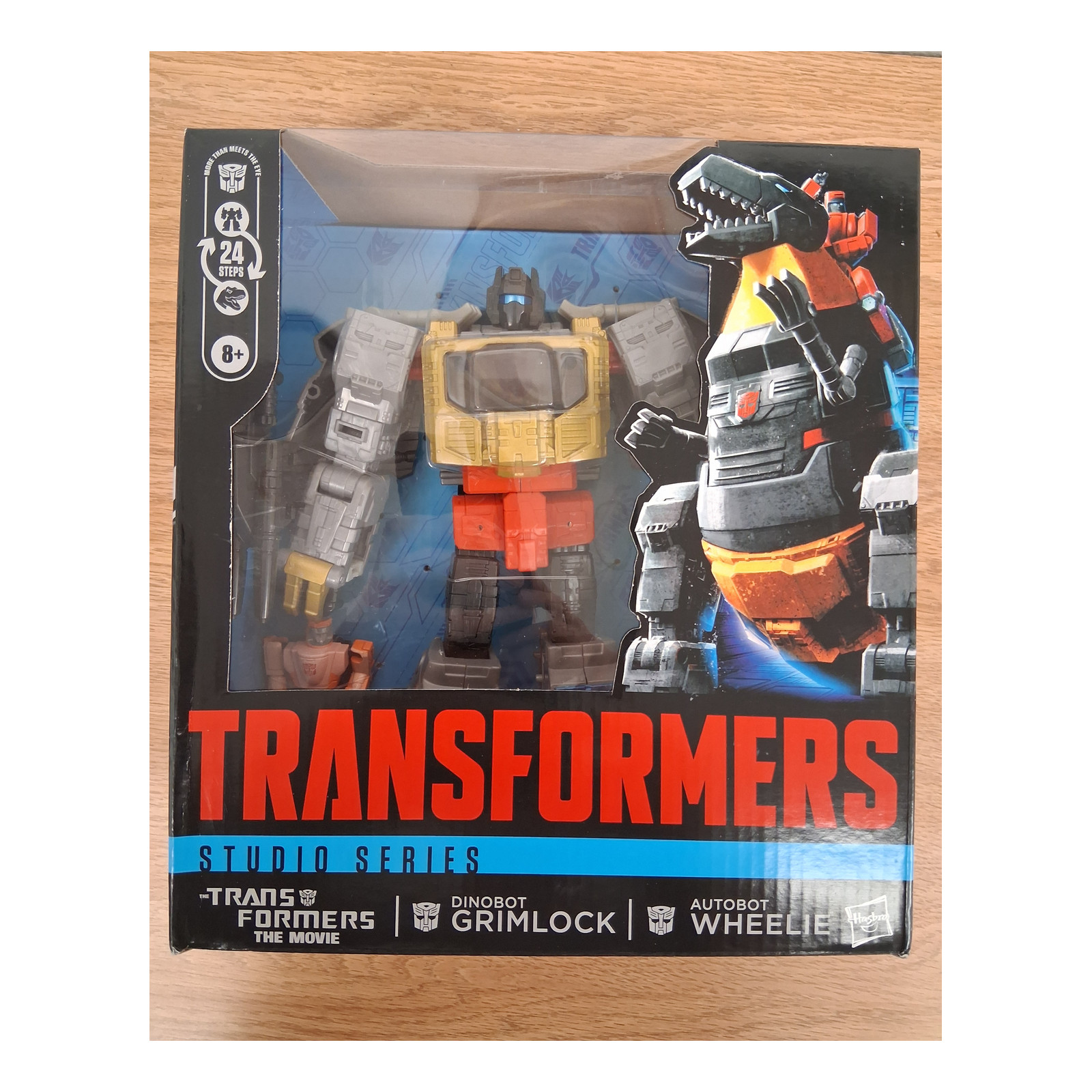 Transformers Studio Series 86-06 Dinobot Grimlock & Autobot Wheelie – Leader Class - Image 2
